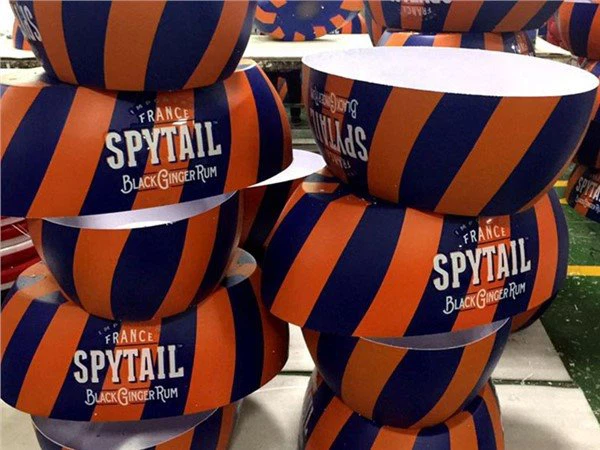 Spytail yoritilgan belgi qutilari vakuum shakllantirish uchun plastik plitalar